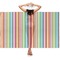 Retro Vertical Stripes Sarong (with Model)