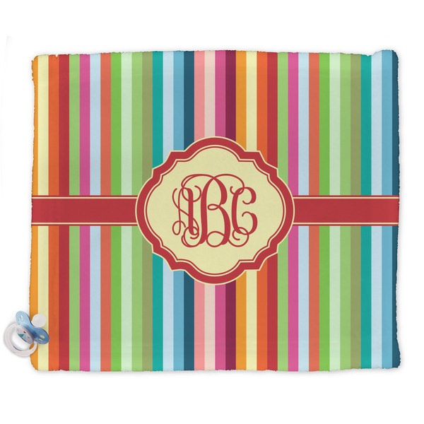 Custom Retro Vertical Stripes Security Blankets - Double Sided (Personalized)
