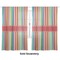 Retro Vertical Stripes Sheer Curtains