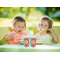 Retro Vertical Stripes Sippy Cups w/Straw - LIFESTYLE