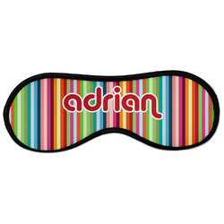 Retro Vertical Stripes Sleeping Eye Masks - Large (Personalized)