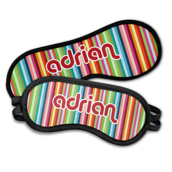 Retro Vertical Stripes Sleeping Eye Masks - PARENT