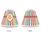 Retro Vertical Stripes Small Chandelier Lamp - Approval