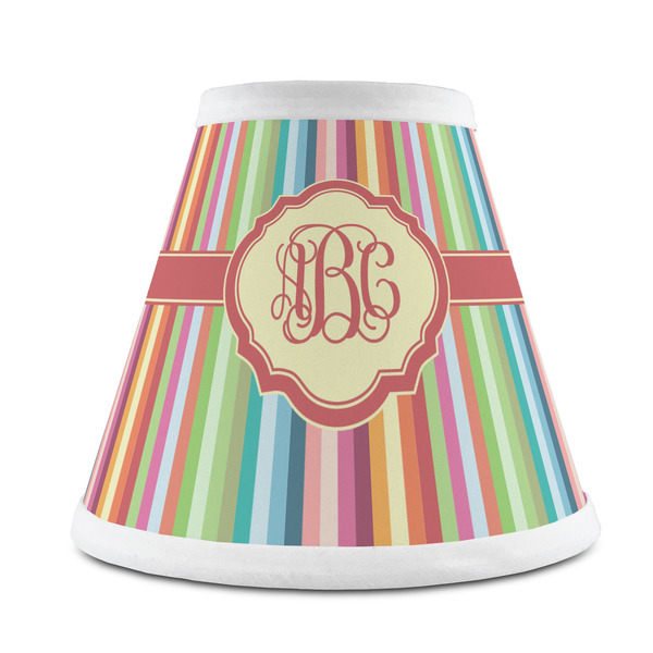 Custom Retro Vertical Stripes Chandelier Lamp Shade (Personalized)