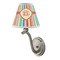 Retro Vertical Stripes Small Chandelier Lamp - LIFESTYLE (on wall lamp)
