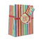 Retro Vertical Stripes Gift Bag (Personalized)