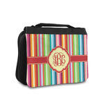 Retro Vertical Stripes Toiletry Bag - Small (Personalized)