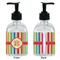 Retro Vertical Stripes Glass Soap/Lotion Dispenser - Approval
