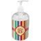 Retro Vertical Stripes Acrylic Soap & Lotion Bottle (Personalized)