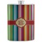Retro Vertical Stripes Stainless Steel Flask