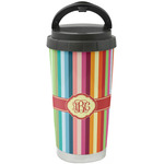 Retro Vertical Stripes Stainless Steel Coffee Tumbler (Personalized)