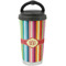 Retro Vertical Stripes Stainless Steel Travel Cup