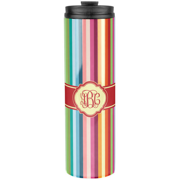 Retro Vertical Stripes Stainless Steel Tumbler 20 Oz - Front