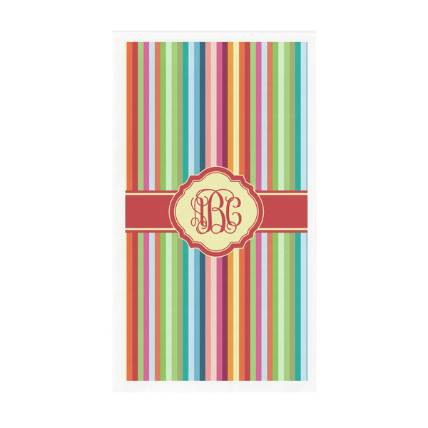 Custom Retro Vertical Stripes Guest Towels - Full Color - Standard (Personalized)