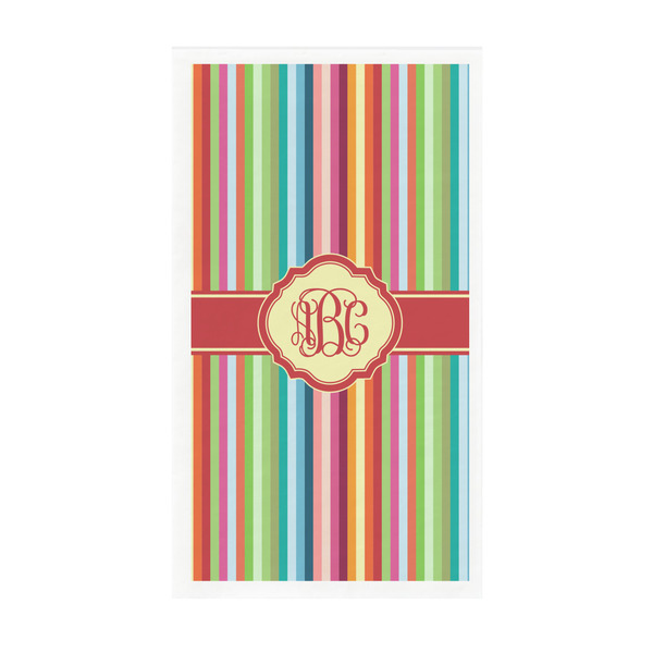 Custom Retro Vertical Stripes Guest Paper Towels - Full Color - Standard (Personalized)