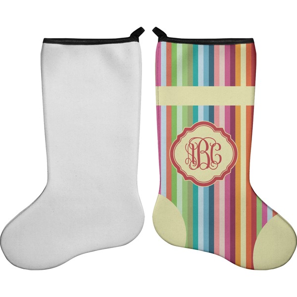 Retro Vertical Stripes Stocking - Single-Sided - Approval