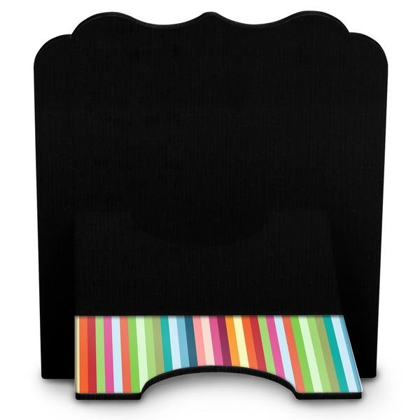 Retro Vertical Stripes Stylized Tablet Stand - Back