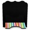Retro Vertical Stripes Stylized Tablet Stand - Back