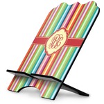 Retro Vertical Stripes Stylized Tablet Stand (Personalized)
