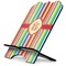 Retro Vertical Stripes Stylized Tablet Stand - Side View