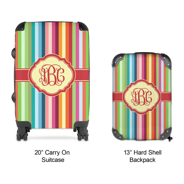 Retro Vertical Stripes Suitcase Set 4 - APPROVAL