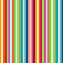 Retro Vertical Stripes Fabric by the Yard - Spun Polyester Poplin