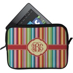 Retro Vertical Stripes Tablet Case / Sleeve (Personalized)