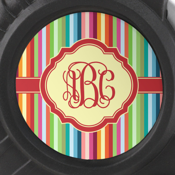 Retro Vertical Stripes Tape Measure - 25ft - detail