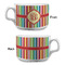 Retro Vertical Stripes Tea Cup - Single Apvl