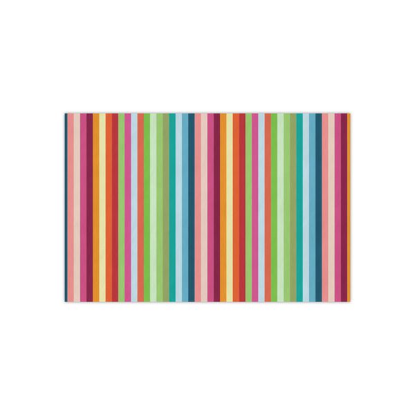 Custom Retro Vertical Stripes Small Tissue Papers Sheets - Lightweight