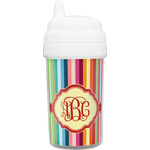 Retro Vertical Stripes Sippy Cup (Personalized)