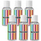 Retro Vertical Stripes Travel Bottles (Personalized)
