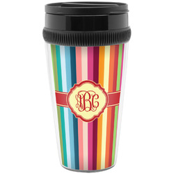 Retro Vertical Stripes Acrylic Travel Mug without Handle (Personalized)