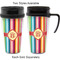 Retro Vertical Stripes Travel Mugs - with & without Handle