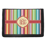 Retro Vertical Stripes Trifold Wallet (Personalized)