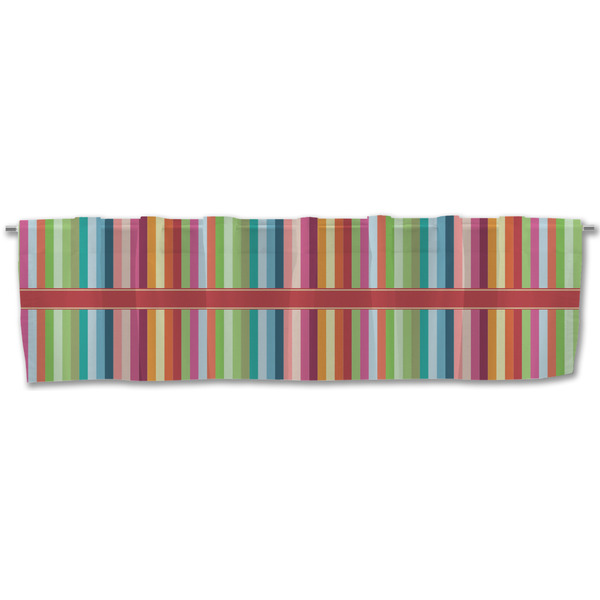 Retro Vertical Stripes Valance - Front