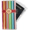 Retro Vertical Stripes Travel Document Holder