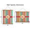 Retro Vertical Stripes Wall Hanging Tapestries - Parent/Sizing