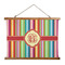 Retro Vertical Stripes Wall Hanging Tapestry - Wide (Personalized)