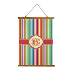 Retro Vertical Stripes Wall Hanging Tapestry (Personalized)