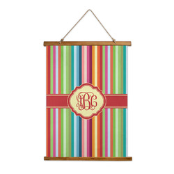 Retro Vertical Stripes Wall Hanging Tapestry - Tall (Personalized)