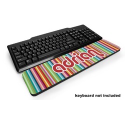 Retro Vertical Stripes Keyboard Wrist Rest (Personalized)