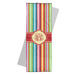 Retro Vertical Stripes Yoga Mat Towel (Personalized)
