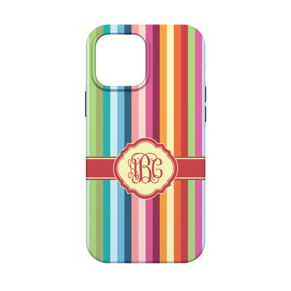 Retro Vertical Stripes iPhone 13 Mini Tough Case - Back