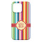Retro Vertical Stripes iPhone 13 Pro Max Case - Back