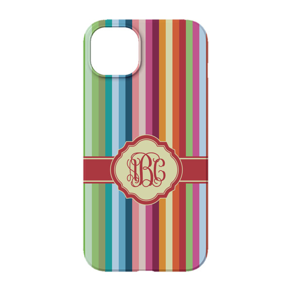 Retro Vertical Stripes iPhone 14 Case - Back