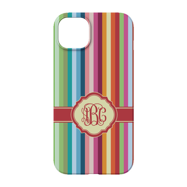 Retro Vertical Stripes iPhone 14 Pro Case - Back