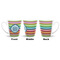 Retro Horizontal Stripes 12 Oz Latte Mug - Approval