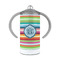 Retro Horizontal Stripes 12 oz Stainless Steel Sippy Cups - FRONT