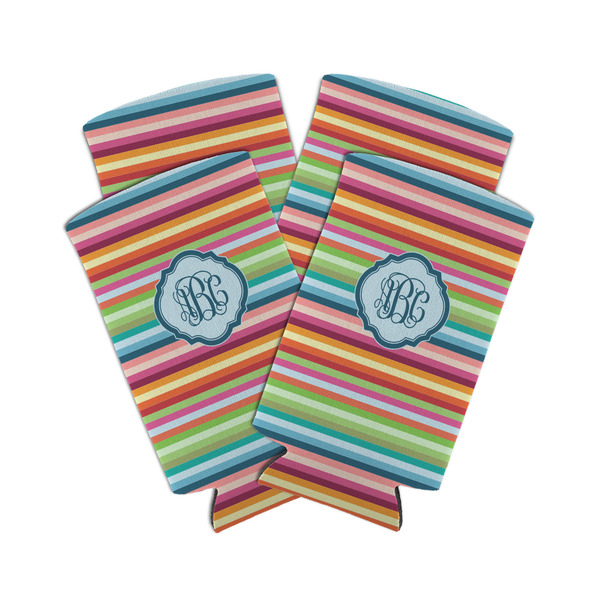 Retro Horizontal Stripes 12oz Tall Can Sleeve - Set of 4 - MAIN